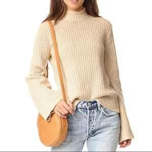 NWT / Bell Sleeve Mock Neck Sweater